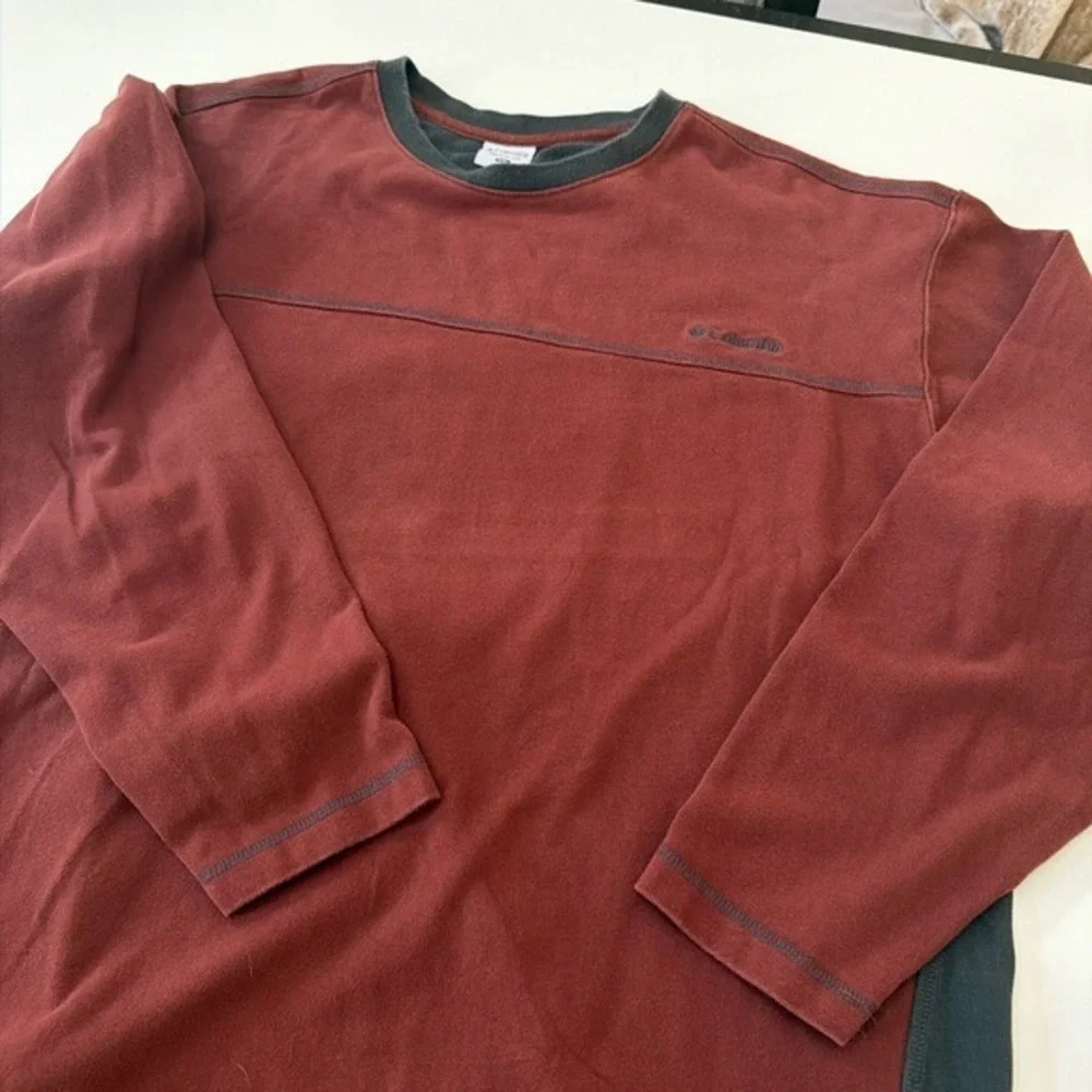 Columbia Men's Casual Cotton Crewneck Pullover XXL Red.          ‎   843